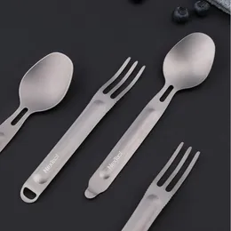 NEXTOOL Titanium Spoon Fork Tableware Set from mijiayoupin