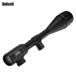 Beileshi 6 - 24X 50mm 조정 가능한 조명 전술 소총 레티클 산탄 총 사냥을위한 광경 범위