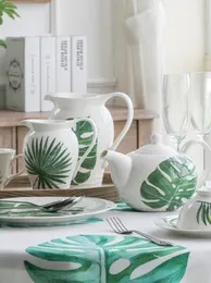 Dishware set teapot ceramics home gift Nordic style Chinese dish