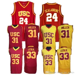 USC Trojans College Basketball Jersey Brian 24scalabrine tani Lisa 33leSlie Cheryl 31 Miller University Ed Jerseys