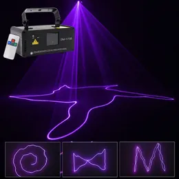 Sharelife Mini 150mw Lila färg DMX Laser Scan Light Pro DJ Hem Party Gig Beam Effect Stage Lighting Remote Music DM-V150