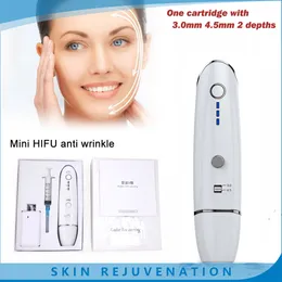 Mini Hifu Ultrasound RF Thin Face Wrinkle Remover V Shape Anti-Wrinkle Firming Facial Lifting Beauty Machine