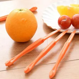 15cm Długie Sekcja Orange lub Citrus Peeler Owoce Zestry Stripper Pomarańczowy Urządzenie Skinning Nóż Citrus Otwieracz Owoce Owoce SN3223