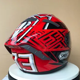Shoei Full Face X14 93 Marquez Blue Ant Motorcycle Hełm Man Motocross Motocross Racing Motorbike Helmet-not-Areiginal-Helmet291b
