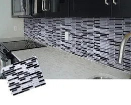 Mosaico auto adesivo telha backsplash adesivo de parede casa de banho decoração home diy w4