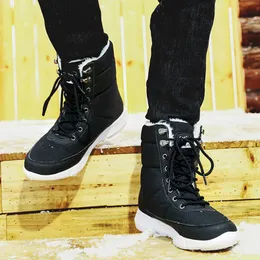 Het försäljning-upuper vinter snö stövlar män skor med päls plysch varm vattentät casual manlig vinter boot sneakers unisex plus storlek 36-48