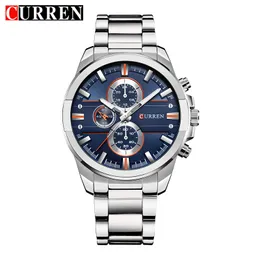 New CURREN Fashion Luxury Men Watches Relogio Masculino Full Steel