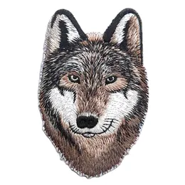 2018 New Fashion New Arrival 10 Pcs Animal Wolf Patches For Clothing Diy Stripes Parches Iron On Clothes Stickers Custom Badges