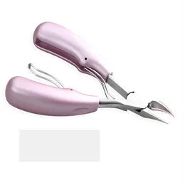 Stainless Steel Nail Clipper Cutter Toe Finger Cuticle Plier Manicure Tool Set med låda för tjock Ingrown Toenails Fingernail Gratis frakt