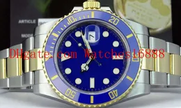 Top Quality 18kt Gold Steel Blue Ceramic 116613 40mm V7 ETA 2813 Automatic Machinery Movement Mens Watch Orologi da polso da uomo