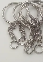 7500 sztuk polski 25mm brelok brelok pierścień podzielony pierścień z krótkimi pierścieniami łańcuchowymi kobiet mężczyzn DIY Key Chains Akcesoria