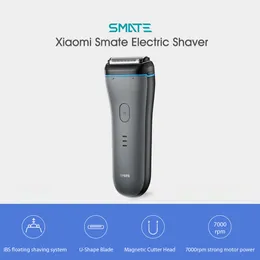 Xiaomi youpin Smate Global Version For Xiaomi Smate Electric Shaver Razor Men Razor Type-C USB Rechargeable Fast Charge Dry Wet Use A5