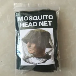 Midge Mosquito Insetti Cappello Bug Mesh Head Net Protezione per il viso Copertura in rete per viaggi all'aperto Camping Fishing250v