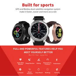 L1 Sport Tracker Smart Watch 2G LTE Bluetooth WiFi Smart Wristwatch BOLIGT Tryck MTK2503 Användbara enheter Armband för Android iPhone IOS