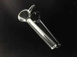 Funnel Stem Slidere BOWL hookahs WITH Handle A SET Manufacture Glass Male ,simple downstem FOR vase bong