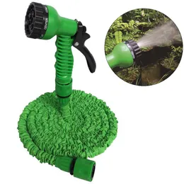 Watering Equipments Retractable Fast Connector Water Hose With Multi-function Water Gun House Garden Watering Washing Latex 25FT Expandable Hose Set DH0755 T03