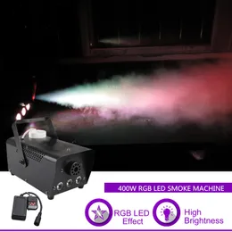 Sharelife Mini 400W RGB LED Portable Remote Control White Smoke DJ Party Show Stage Lighting Effect Fog Machine RGB400