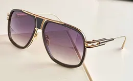 Vintage Pilot Sunglasses 2077 Gold Black/Grey Shaded Lenses Sun Glasses Men Sungalsses New with box
