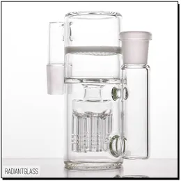 Hookahs New 8 arms Ash Catcher Modern Designer white honeycomb for water bong glass 14-14mm and 18-18mmn stock