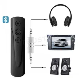 Trådlös Bluetooth-mottagare 3.5mm Jack Bluetooth-ljudmusikadapter Auto AUX A2DP med MIC FPR-telefon