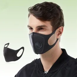 Riutilizzabile, Viso, Bocca maschere respiratore valvole Mascherines protezione antipolvere PM 2,5 riutilizzabile sicurezza esterna 6 98mh UU