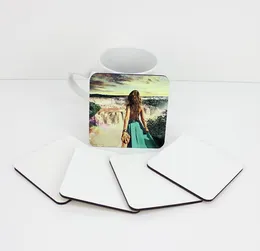 Mats Pads sublimation coaster for customized gift MDF Coasters square shape heat transfer printing