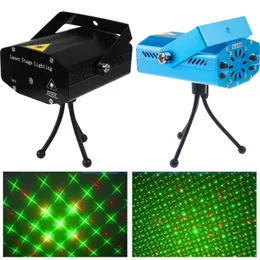 150mw Mini Czerwony Zielony Ruchomy Party Etap Laserowy Laser DJ Disco Party Light Twinkle 110-240V 50-60 Hz ze świetlnymi statywu 32