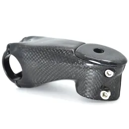 Ny Carbon Fiber Road Cykelstam med TOP CAP MTB Bike Stems 31.8MM Mountian Cykling Delar Vinkel 17 6 ​​grader Matt blank