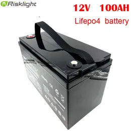 12.8 v Lifepo4 батарея 12V 100Ah литий-ионные аккумуляторы для RV Солнечной системы яхты гольф-кары
