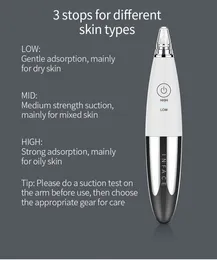 New InFace Blackhead Vacuum Suction Dermabrasion Removal Scar Acne Pore Peeling Face Clean Facial Skin Care Beauty Tools