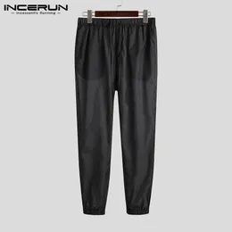 2020 Pantaloni da uomo trasparenti alla moda Pantaloni da jogging Pantaloni lunghi casual da vacanza Pantaloni da spiaggia trasparenti trasparenti trasparenti INCERUN