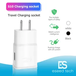 OEM S10 Szybka ściana Szybka ładowarka 9V 1.67A Adapter USB UK UE US Plug Travel Universal For Galaxy Plus S9 S8 S7 Edge S6Edge Note9