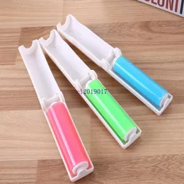 300pcs Creative Mini Multicolor Portable Washable Lint Dust Hair Remover Cloth Sticky Roller Brush Recyclable Electrostatic Folding