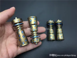 Cam petrol platformu bong boru 14mm 18mm kadın 4in1 Kubbesiz Titanyum Nail Titanyum GR2 Çiviler