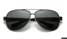 Wholesale-Fashion Active Sunglasses Vintage Men Women Brand Designer Gunmetal Frame Band Sun Glasses 16a 3386 with case