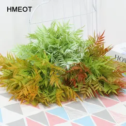 Dekorativa Blommor Kransar Simulering Växt Persisk Fern Leaf Coconut Bröllop Blomma Vägg Material Tillbehör Heminredning Plast Fak