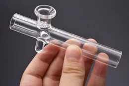 Wholesale newest design glass steamroller tobacco pipe cheap glass smoking hand pipe Dry Herb spoon pipe free ship
