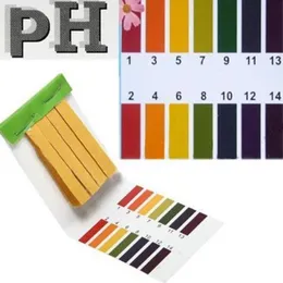 Partihandel-2016 Hot Sale Ny ankomst Nya 80 remsor Fullständigt pH-alkalisk syra 1-14 Testpapper Vatten Litmus testkit