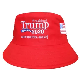 トランプ2020帽子刺繍バケツキャップキープアメリカグレートハットコットントランプトランプ共和党大統領トランプ帽子C6349