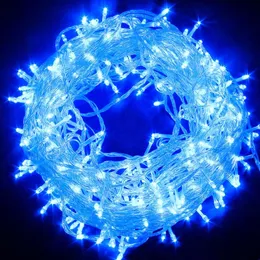 LED-strängljus Party Fairy Decorative Lights 20m 200LED 220V Vattentät Twinkle Star Lampa för inomhus och utomhusbruk