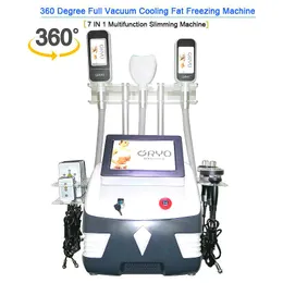 Cryolipolysis Fat Freezing Machine 5 in 1 Cryotherapy Waist Slimming 360° Fat Freeze 40K Cavitation Rf Machine Body Fat Reduction