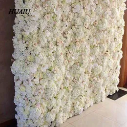 Yapay çiçek duvar 62 * 42 cm gül ortanca çiçek arka plan düğün çiçekleri ev partisi Düğün dekorasyon aksesuarları C18112601
