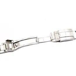 Carlywet 20 21mm hela silverguld Rose Gold Black 316L Solid rostfritt stål Watch Band Belt Rem -armband för341R