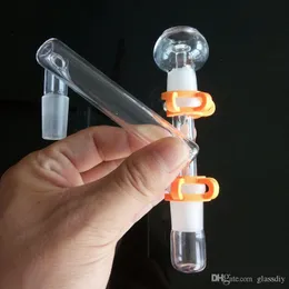 Drop-Down-Wasserpfeifen-Adapter im 5-Stil-Glas mit Reclaimer und 2 Stück Keck-Clip, 14 mm, 18 mm, weiblich, männlich, Dropdown für Bohrinseln, Wasserpfeifen