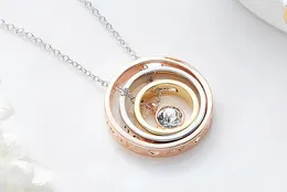 Fashion-European och American Multi-Layer Halsband använder Swarovski Crystal Circle Clavicle Chain