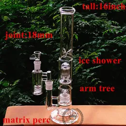 Bong vatten rör vattenpipa dabbar rigoljerriggar glas bongs återvinnare ny diamant med kvartspik