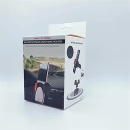 CD-kort telefonhållare 360 ​​graders rotation Roterbar bilmontering Luftventilstativ Mobiltelefonfäste Kompatibelt stöd till iPhone