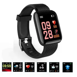 Bluetooth Smart Watch Band 116 Plus Kolor Bransoletka Support IOS Android Tętna ciśnienie krwi Tłuszcz Przypomnienie