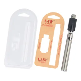 10pcs Lei Pré-aqueça Vape Pen 1100mAh variável Tensão da bateria Blister Kit para Vazio Grosso Oil O Pen Vapes Cartuchos