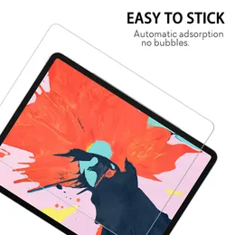 För iPad Pro 11 tum 2020 9H Robust tempererat glas HD-skärmskyddsbubbla Free Scratch-resistent med papperspaket